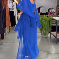 WW | Elegantes Maxi-Kleid mit Rundem Ausschnitt