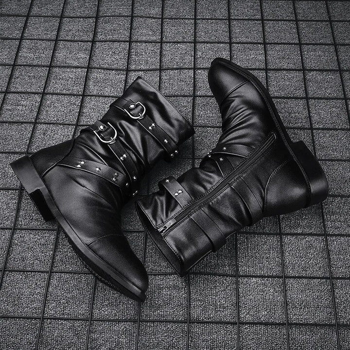 W&W Mode | Stiefel Aus Weinlese Leder