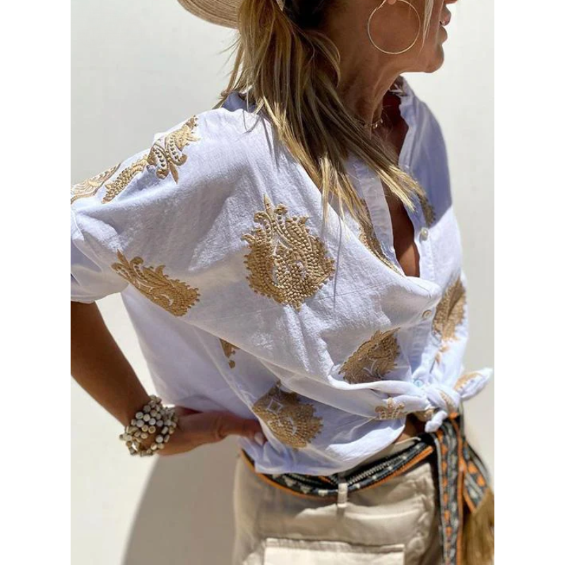 WW | Bluse mit goldenen Details - Elegant & bequem