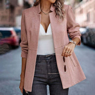 WW | Eleganter rosa Damenblazer für einen raffinierten Look