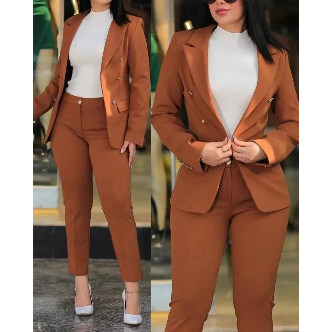 W&W Mode | Blazer Und Hosensatz Für Damen