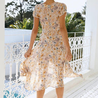 WW | Kleid in Midi Länge, Ideal Für Frühling Und Den Täglichen Gebrauch