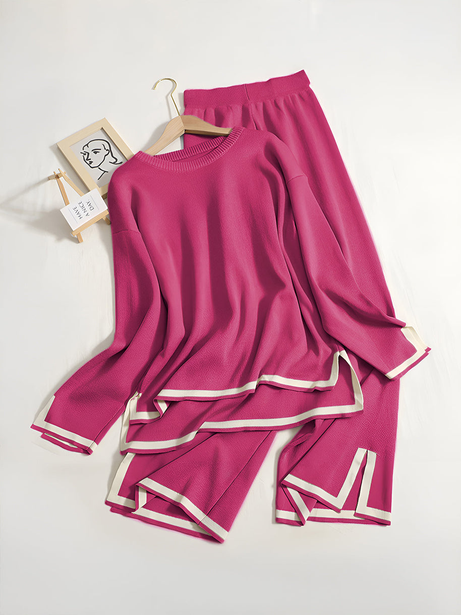 WW Elastisches Strick-Lounge-Set