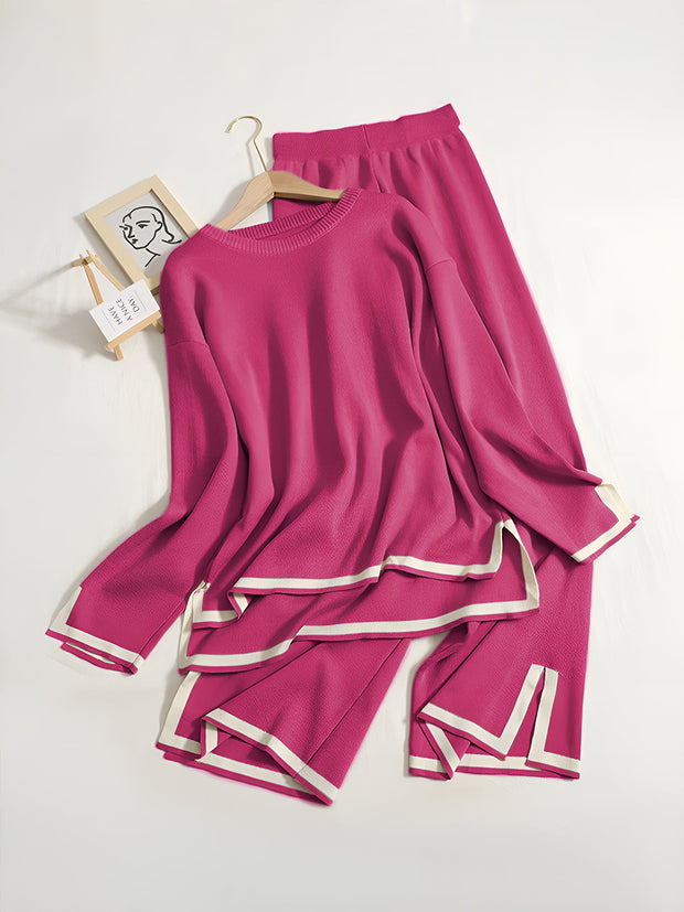 WW Elastisches Strick-Lounge-Set