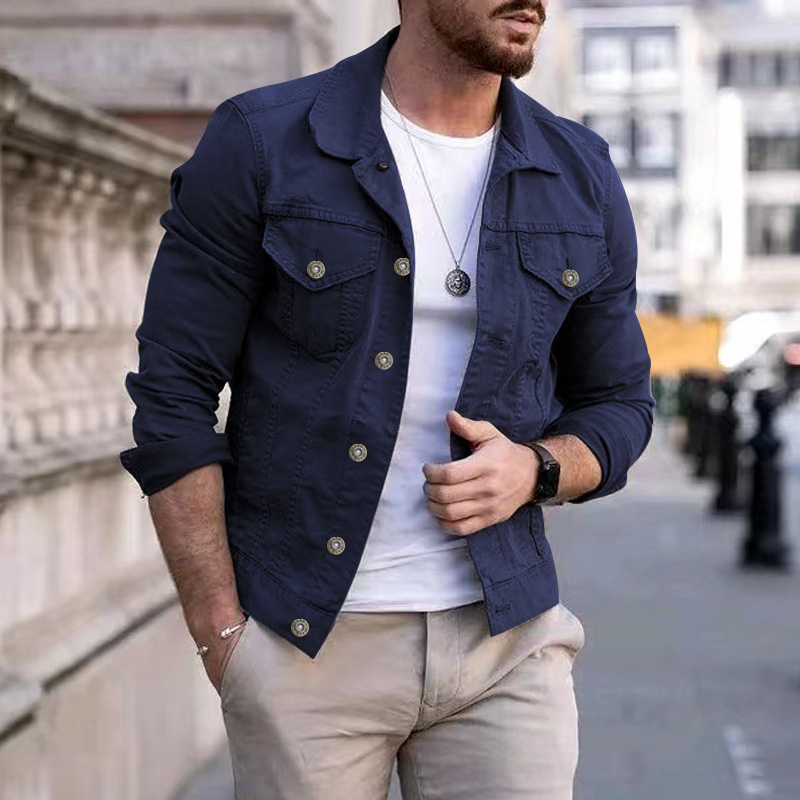 W&W Mode | Klassische, Gefärbte Jeansjacke