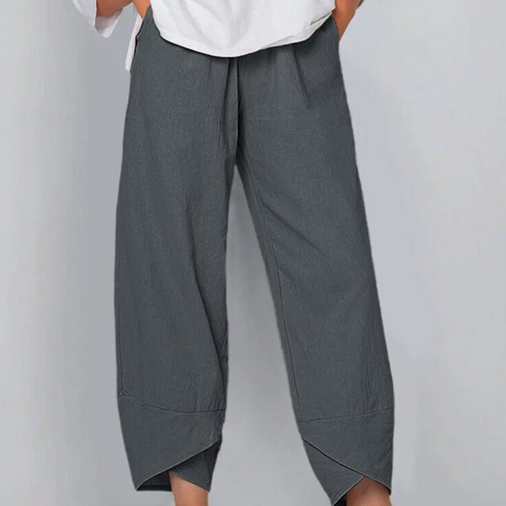 W&W Mode | Damenhose Leichte Baumwoll Und Leinen Damen Sommer Komfort