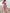 Kleid mit tiefem V-Ausschnitt und Polka Dots
