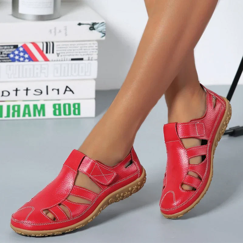 W&W Mode | Orthopädische Retro Sandalen Rutschfest