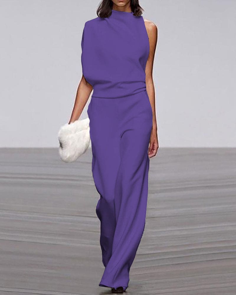 WW | Premium Ein Schulter Jumpsuit