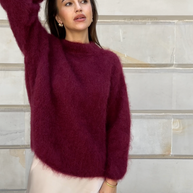 WW | Mohair Mischpullover mit Rundhalsausschnitt