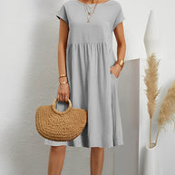 WW | Midi-Kleid mit Seitentaschen
