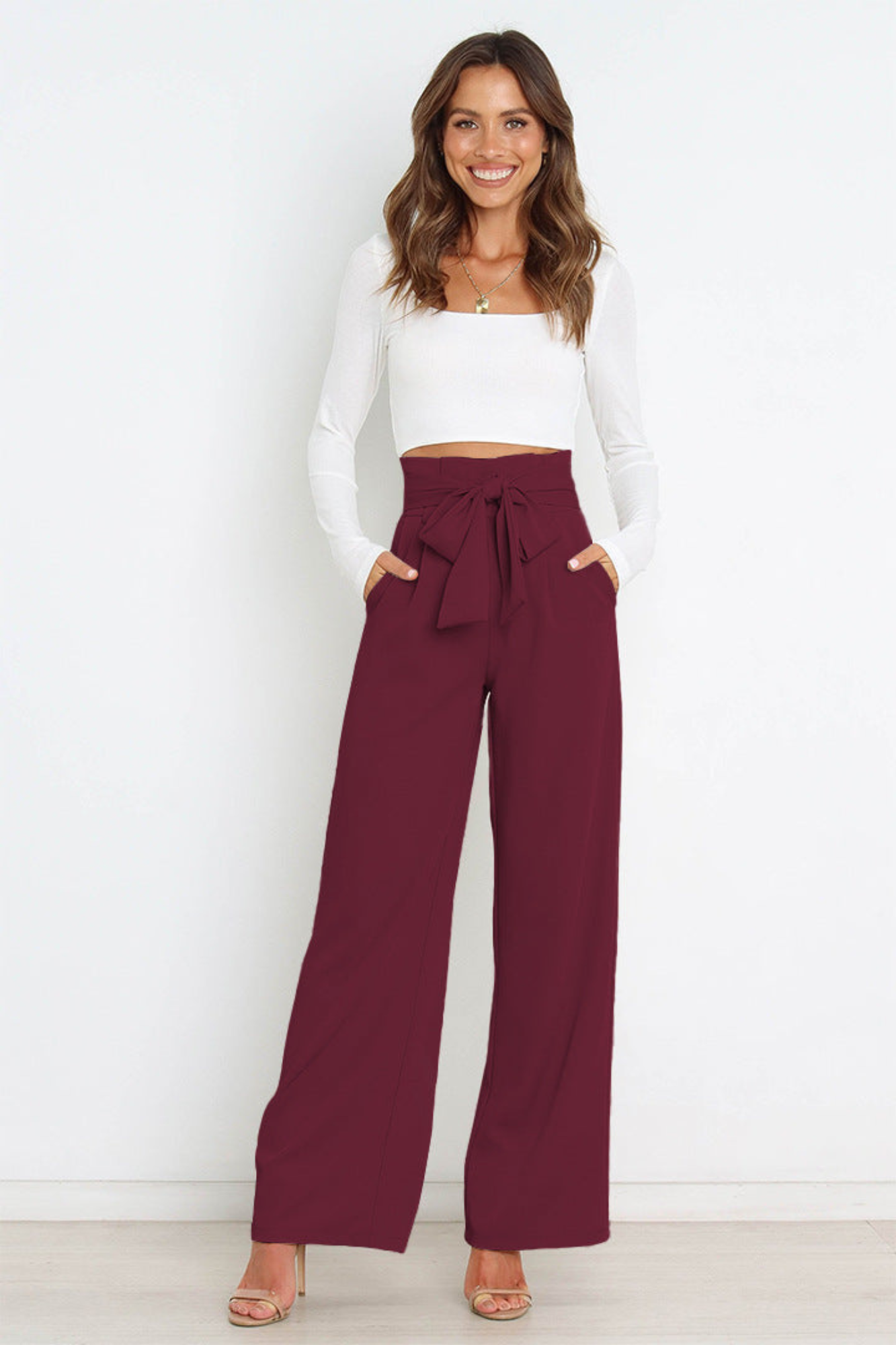 WW | Leinenhose Für Frauen Lang