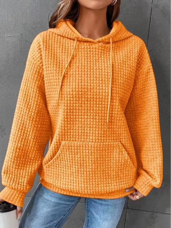 WW | Damen Pullover Hoodie mit Kordelzugkapuze