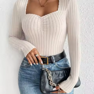 WW | Elegante Gestrickte Ribpullover