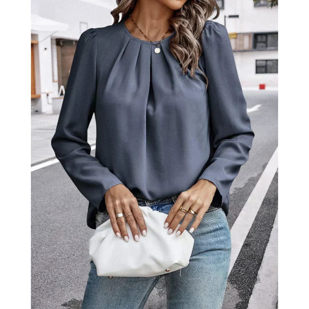 W&W Mode | Rüschentop mit Puffärmeln für Damen - Elegant und Trendy