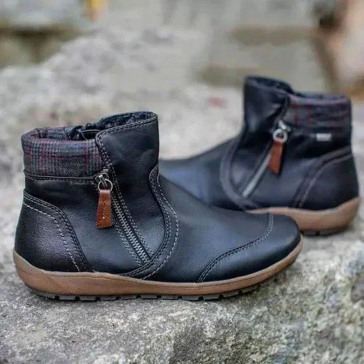 W&W Mode | Orthopädische Wasserdichte Premium-Stiefel Mit Reißverschluss