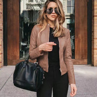 WW | Modische Lederjacke
