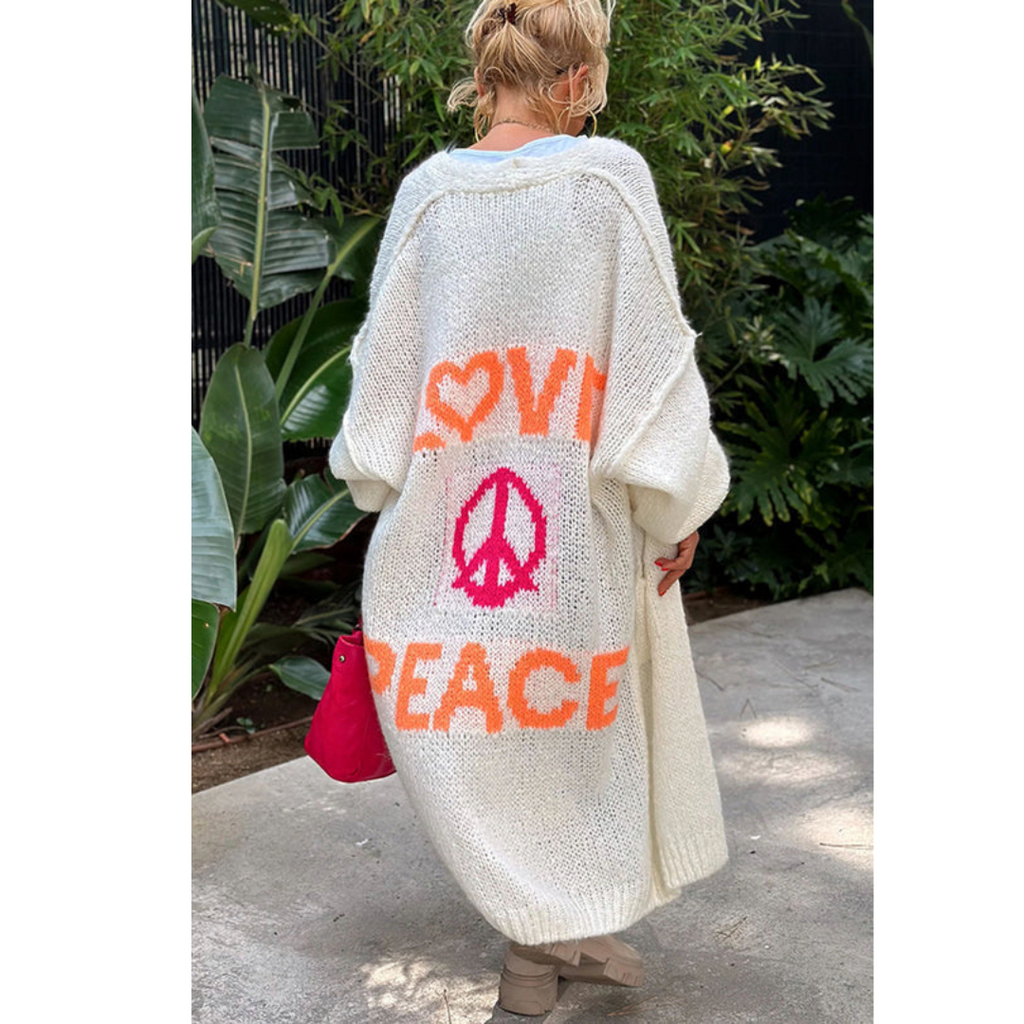 WOLFF peace strickjacke - Ibiza