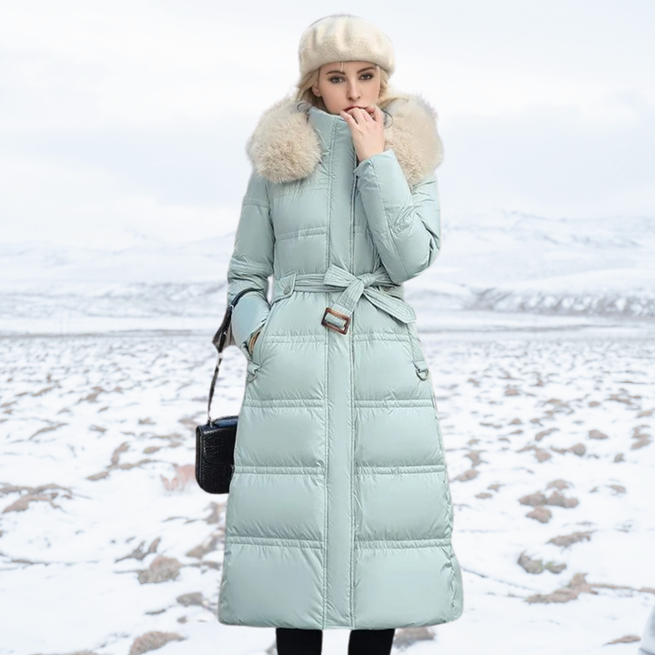W&W Mode | Luxuriöser Kunstpelz-Wintermantel für Damen