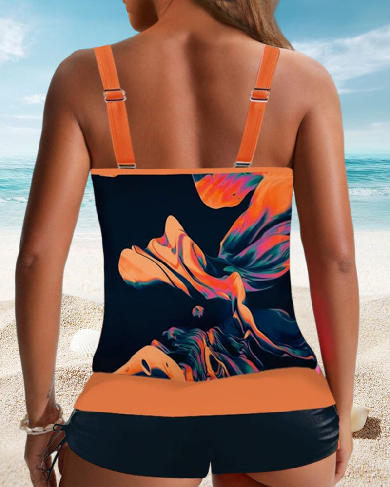 WW | Tankini Badeanzug mit Stilvollem Druck