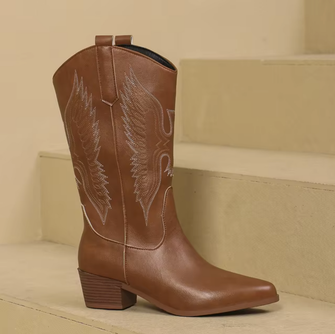 W&W Mode | Cowgirl-Stiefel Aus Leder