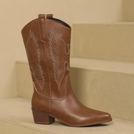 WW | Cowgirl-Stiefel Aus Leder