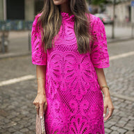 WW | Out In The World Ausgehöhltes Mini Kleid