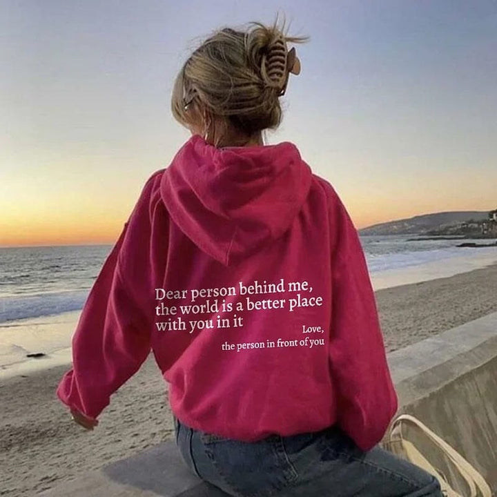 W&W Mode | Warmth Pullover mit Buchstabenaufdruck