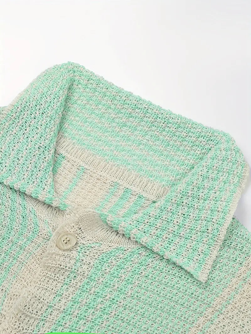 Lässiges Strickhemd