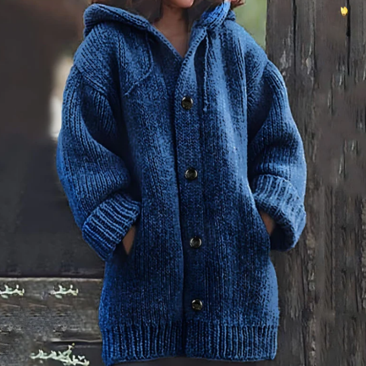 W&W Mode | Lange Jacke mit Kapuze