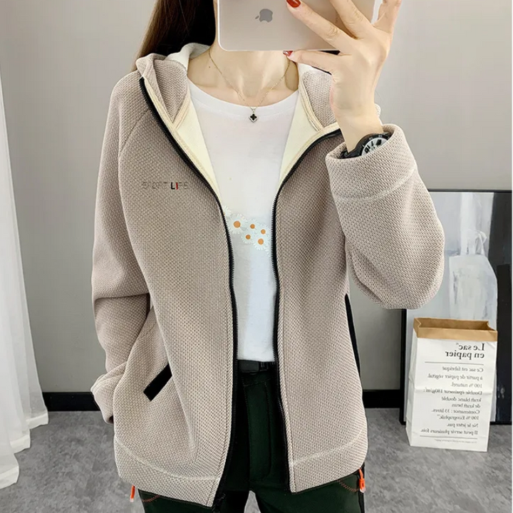 W&W Mode | Fleecejacke Damen, Leicht Und Atmungsaktiv Mit Reißverschluss