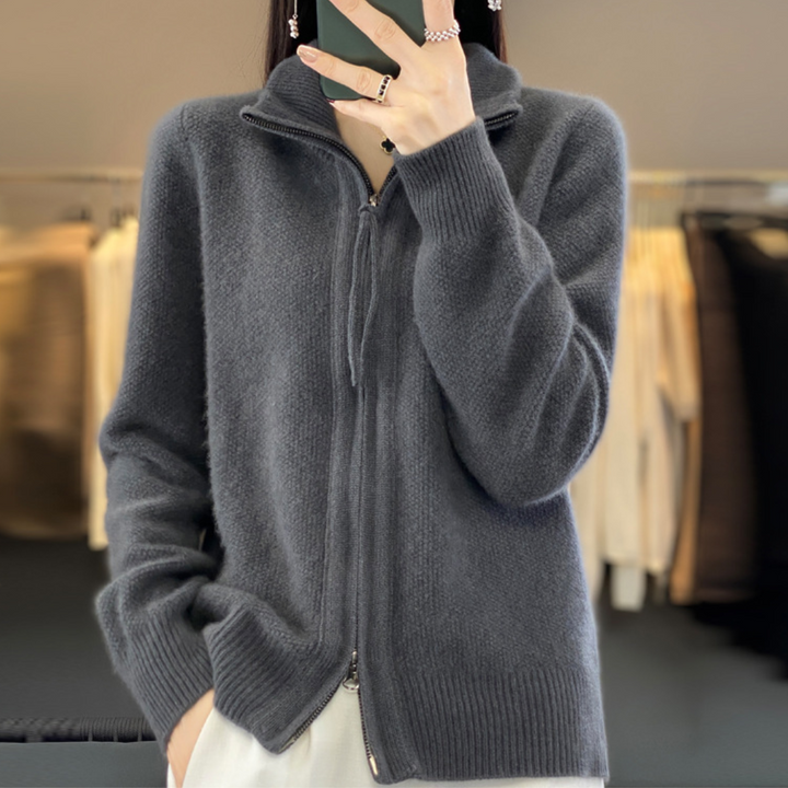 W&W Mode | Eleganter und bequemer Reißverschluss-Cardigan