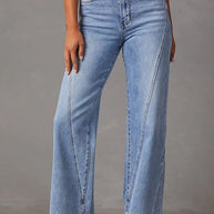 WW | Rosiedress Zeitlose Zerlegte Gerade Bein Splice Jeans