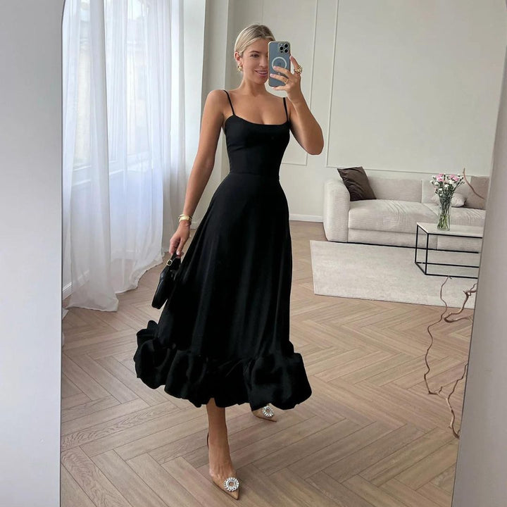 W&W Mode | Volant-Bustier-Midikleid