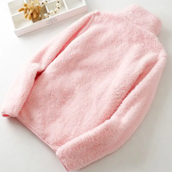 und flauschige Jacke mit Reißverschluss, Fleeceweste