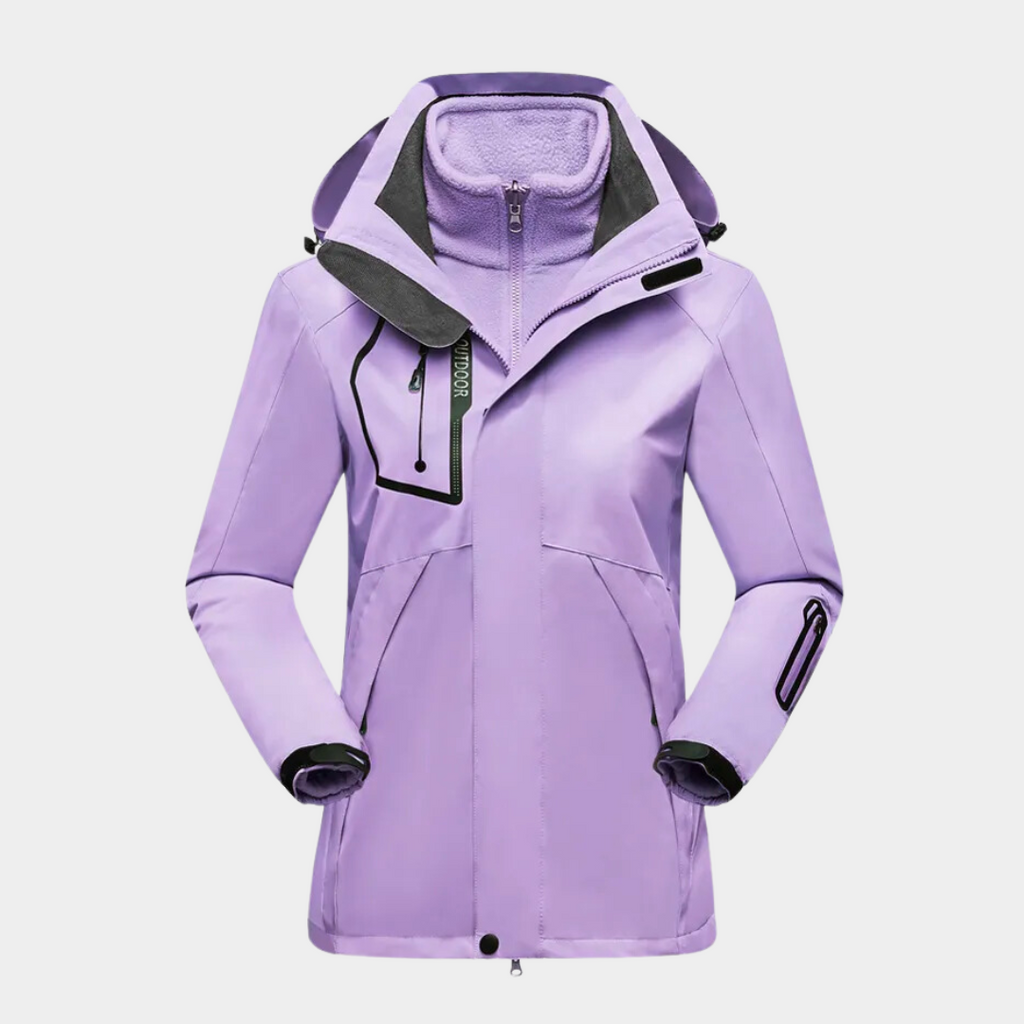 WW | Lange Jacke Für Frauen Wasserabweisend