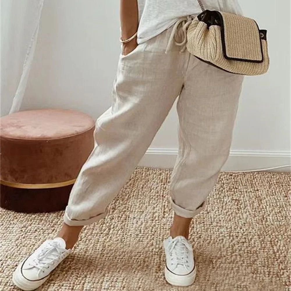 WW | Bequeme Hose aus Leinen