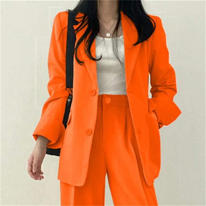 WW | Langer Damenblazer mit Breitem Revers und Relaxter Passform