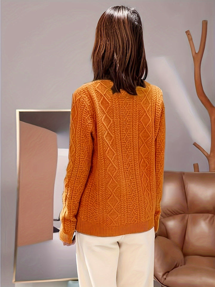 W&W Mode | Bequemer Wollpullover aus Strick
