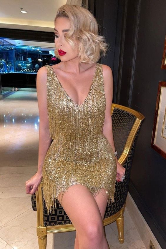 WW | Sexy Quasten Partykleid