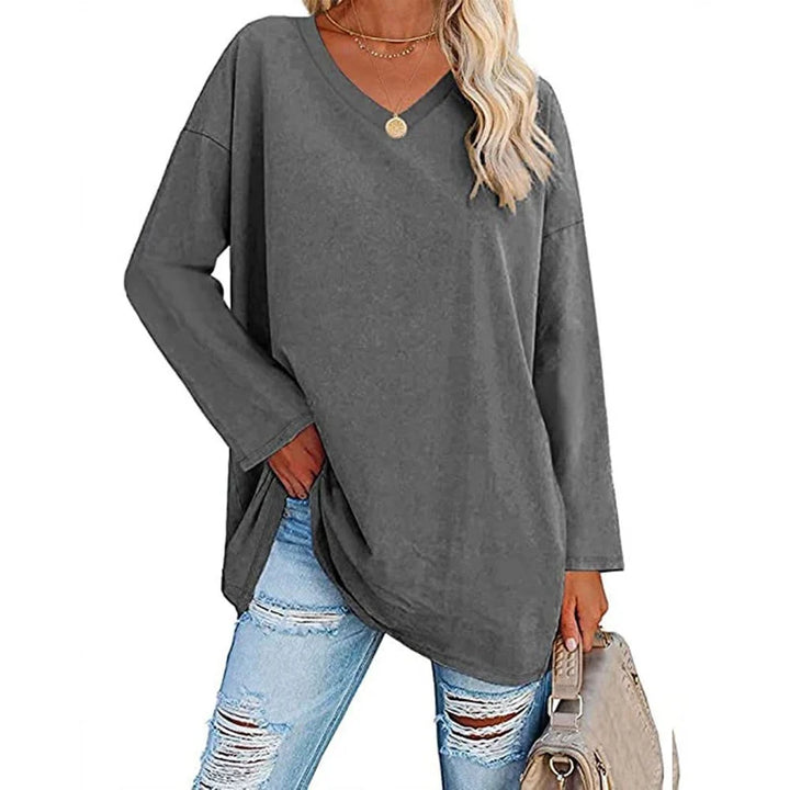 W&W Mode | V-Ausschnitt Gestrickter Top für Damen - Stilvoller und Bequemer Pullover