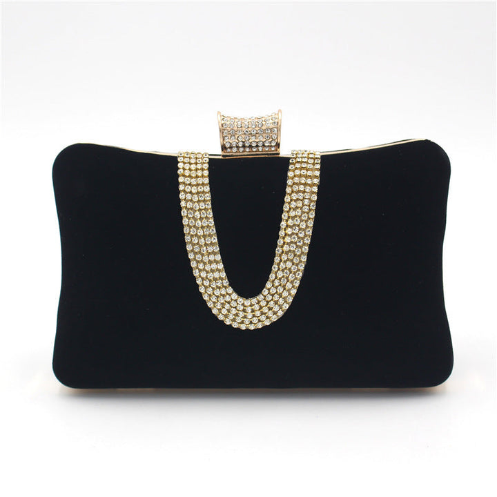 W&W Mode förmige Diamant-Wildleder-Tasche