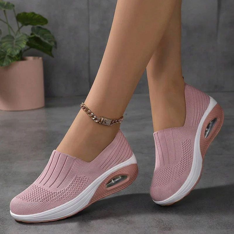 W&W Mode | Atmungsaktive Slip on Sneaker Mit Ergonomischer Sohle Für Damen
