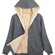 WW | Warme und weiche Kapuzenjacke für Damen | Perfekt für den Winter
