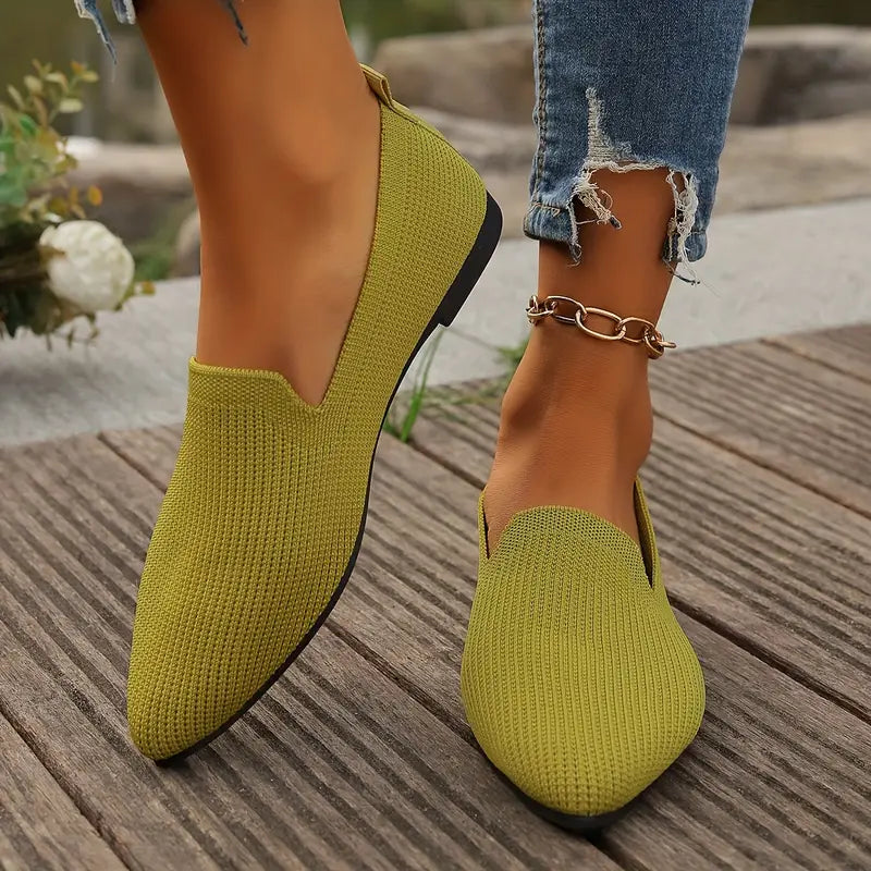 W&W Mode | Leichte Schuhe mit Spitzer Zehe und Rutschfester Sohle für Komfort