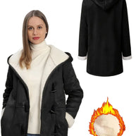 Warme Fleece-Langjacke