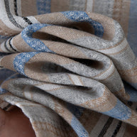 WW | Gestreiftes Baumwoll Leinen Herrenhemd für entspannte Looks