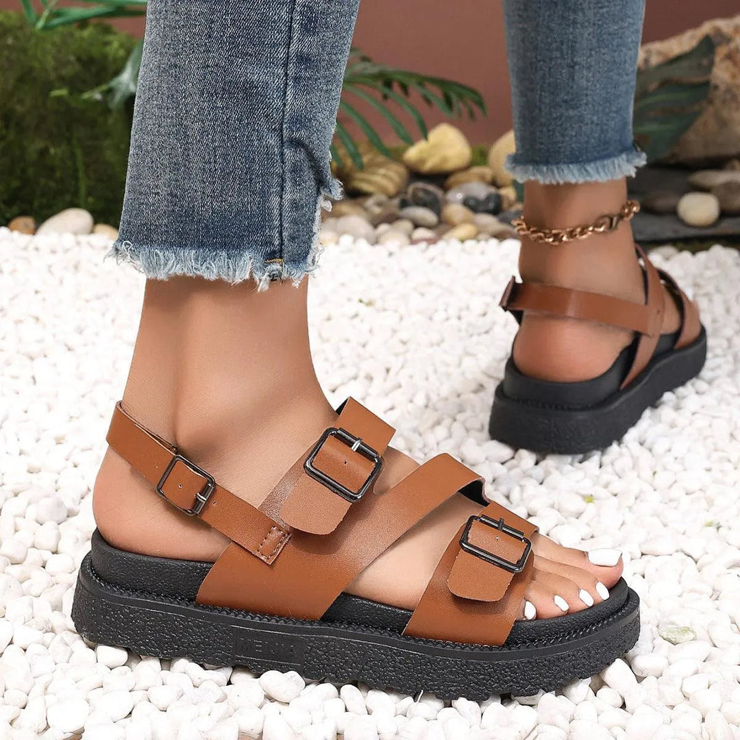 W&W Mode | Damen sandals with thick sole casual