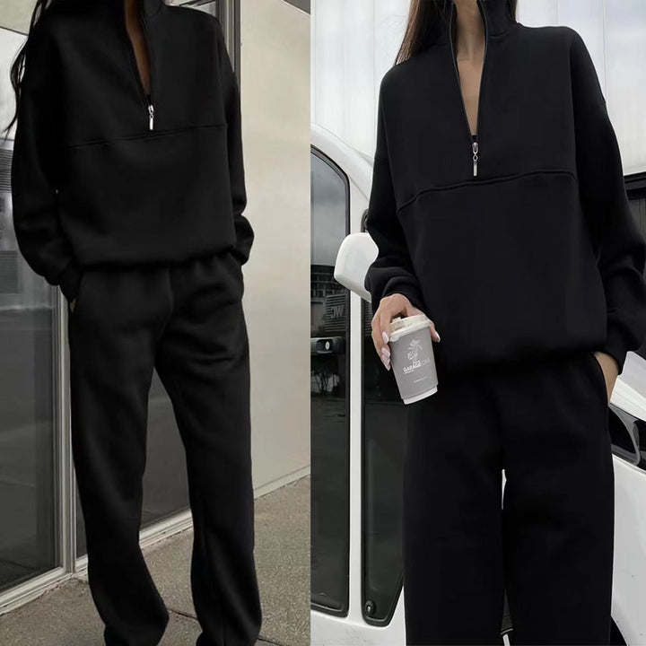 W&W Mode™ - Neu Polokragen Mode Sweatshirt Anzug [Letzter Tag Rabatt]