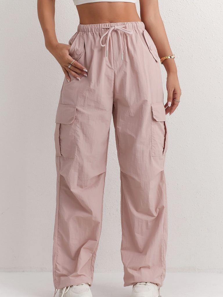 WW | Stilvolle und Bequeme Pinke Cargo-Hosen für Frauen